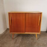 Mid-century design sliding door sideboard