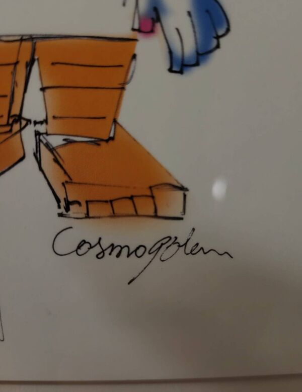 Carte d'art Cosmogolem, Géant de l'espoir, Koen Vanmechelen, kunstkaart