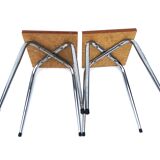 Lot 2 square stools