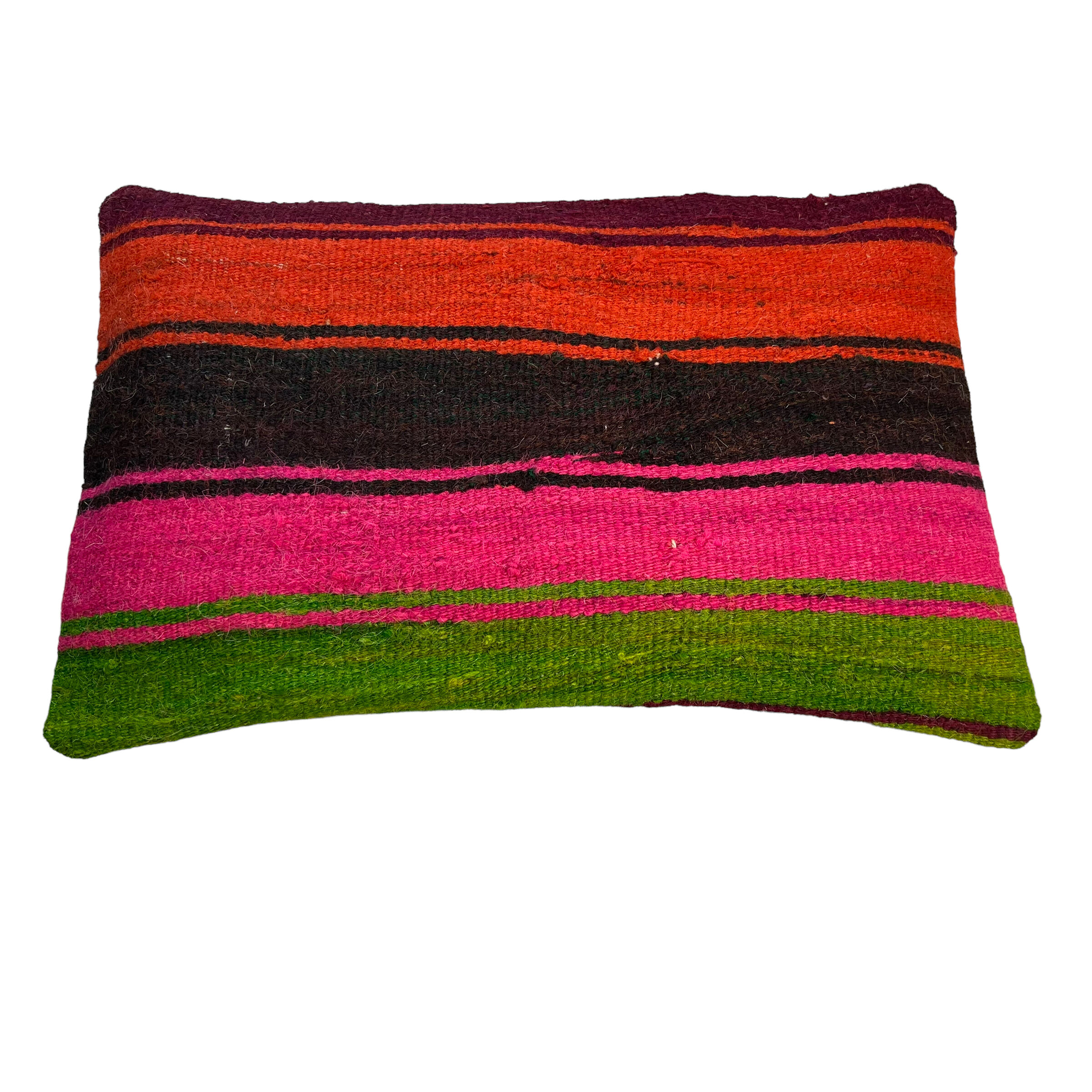 Vintage turkish kilim cushion cover, 30 x 50 cm