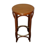 Former curved wooden bistro stool