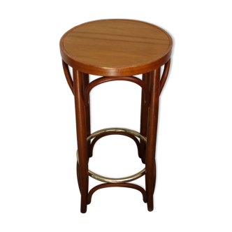 Former curved wooden bistro stool