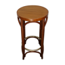Former curved wooden bistro stool