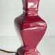VINTAGE Chic Ceramic and Velvet LAMP