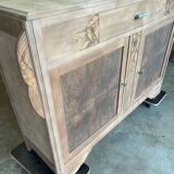 Raw wood sideboard