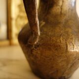 Old solid metal pitcher