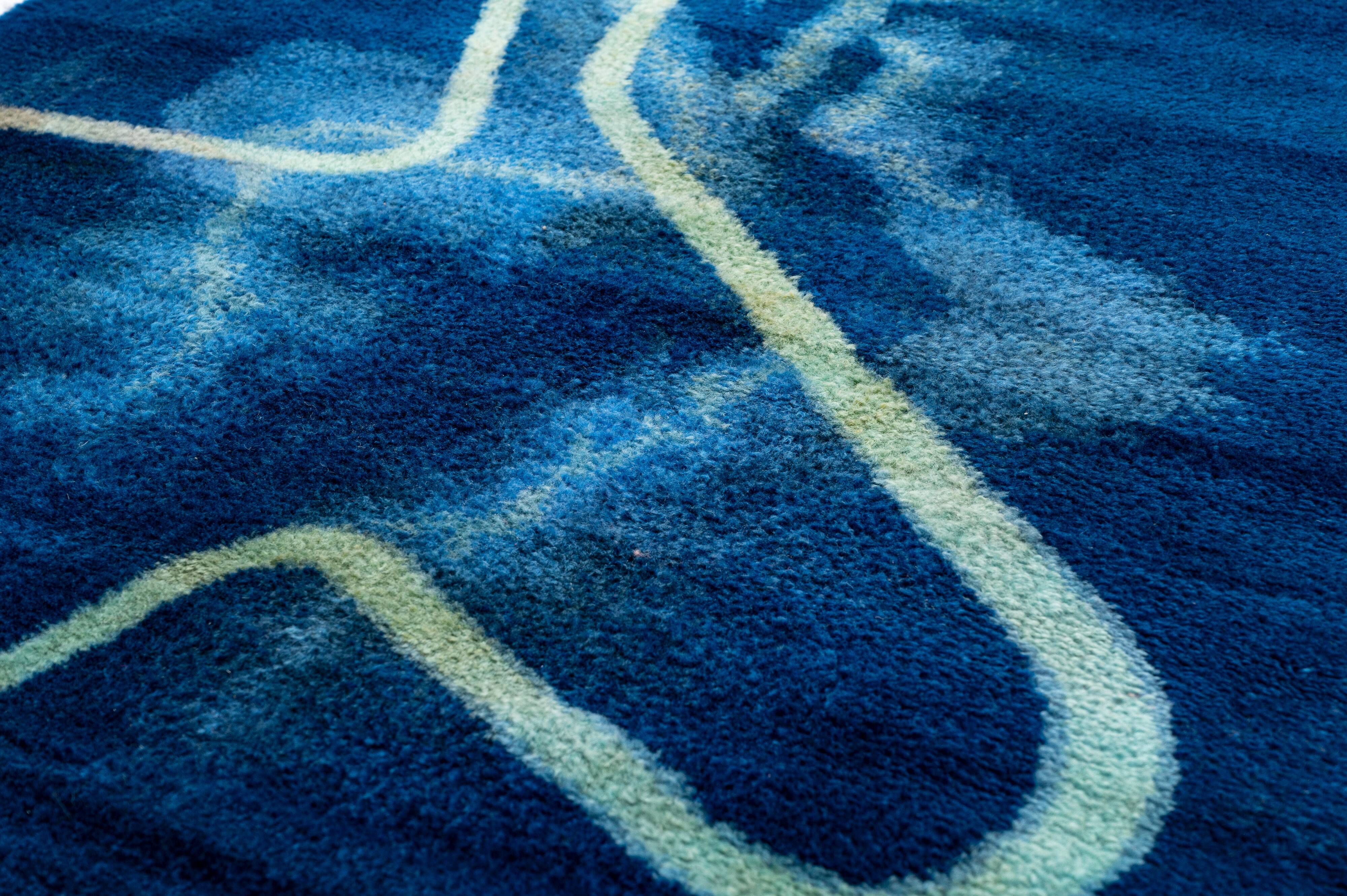 Vintage scandinavian short pile rug by gun gorgillo for ege axminster