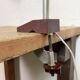 Blue Industrial German Workshop Table Lamp from Reif Dresden, 1960s