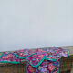 6 vintage Indian Simrane napkins