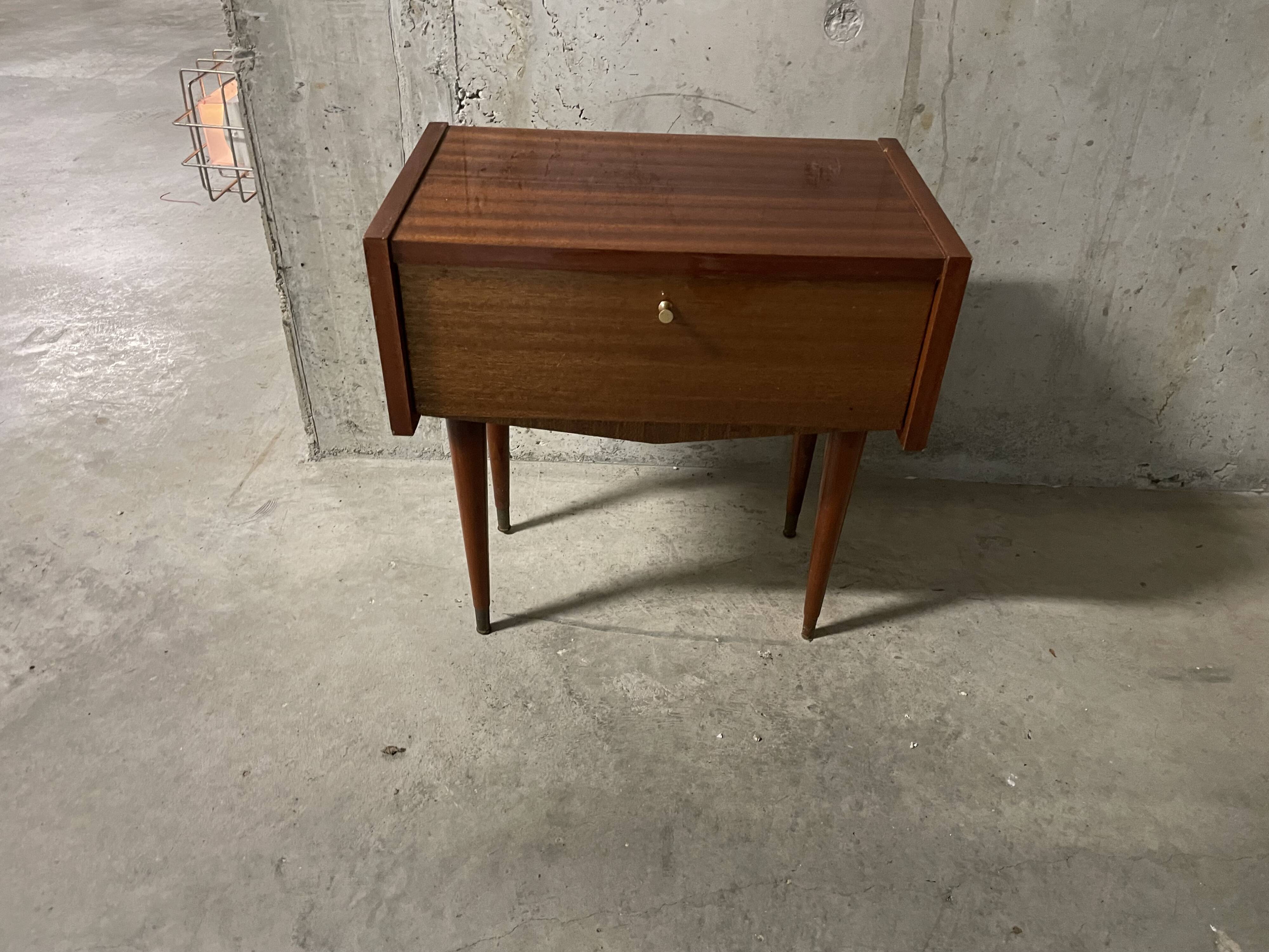 60s bedside table
