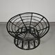 Papasan rattan lounge chair 1970s