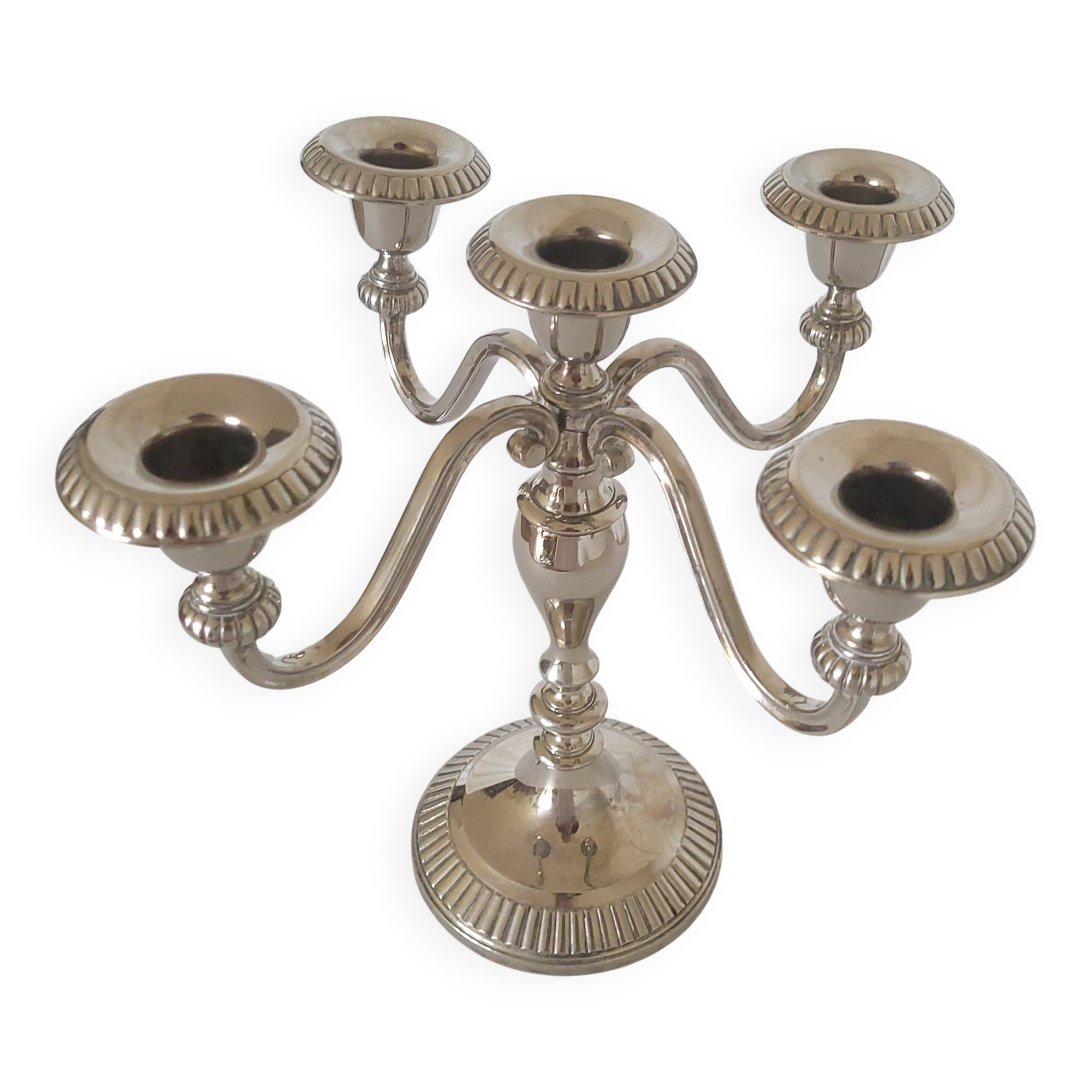 Vintage silver chandelier