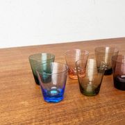Coloured Shot Glasses German Mid-Century, 1960s, Set of 6
