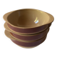 Set of 3 bowls in Gien stoneware