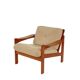 quatre chaises à bras vintage danoises rares par Niels Bach, années 1960