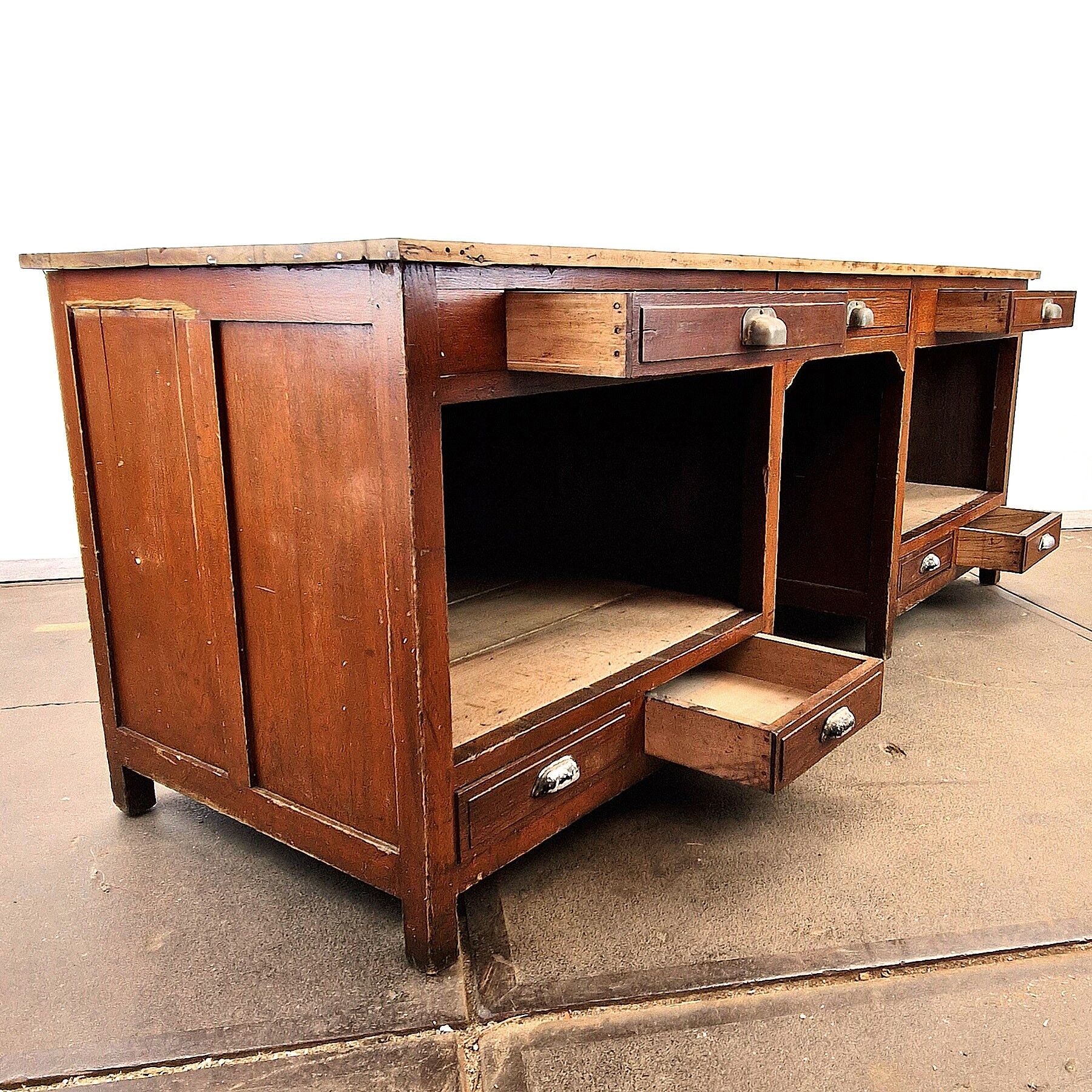 Vintage workbench desk countertop