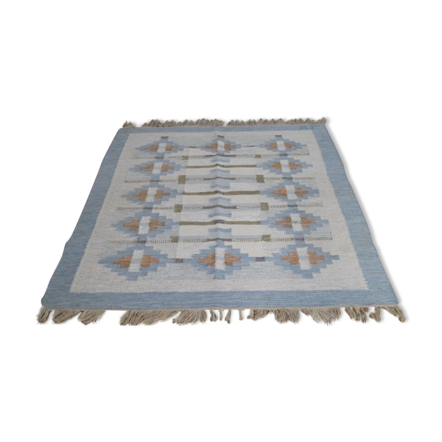 Vintage carpet "Rolakan" by Karin Jonson Suede 1960 225x151cm