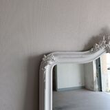 Antique mirror with pediment 158x118 cm