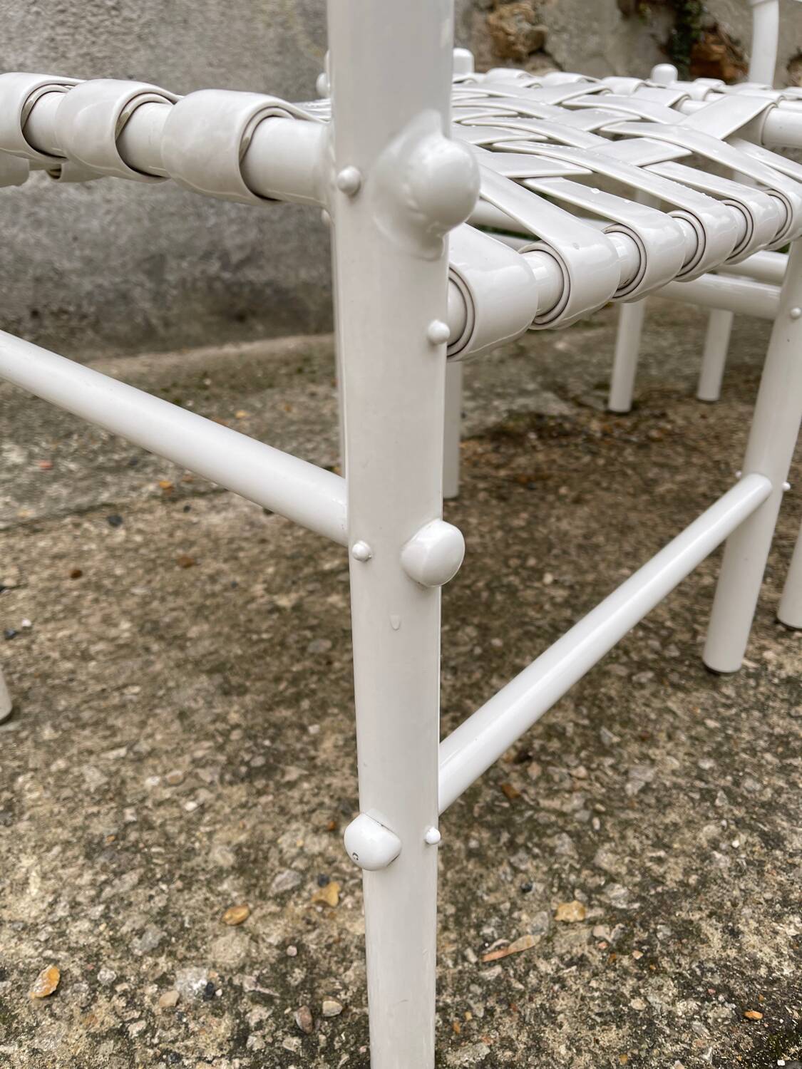 4 chaises tressées triconfort, circa 1970