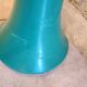 Tam Tam designer stool in green plastic