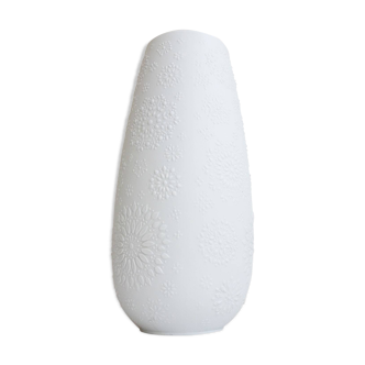 Vase en porcelaine biscuit, porcelaine Heinrich, Selb Bavière