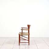 Set of model '317' & '316' by Hvidt & Molgaard-Nielsen for Søborg, fresh weaving