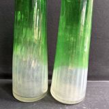 Pair of enamelled vases – FT Legras Cambrai shape