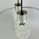 60s 70s lamp fixture ceiling lamp chandelier glass chrome space age