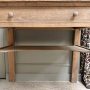 Small restored farmhouse console.