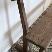 Pair of old wooden church benches – rustic chapel benches