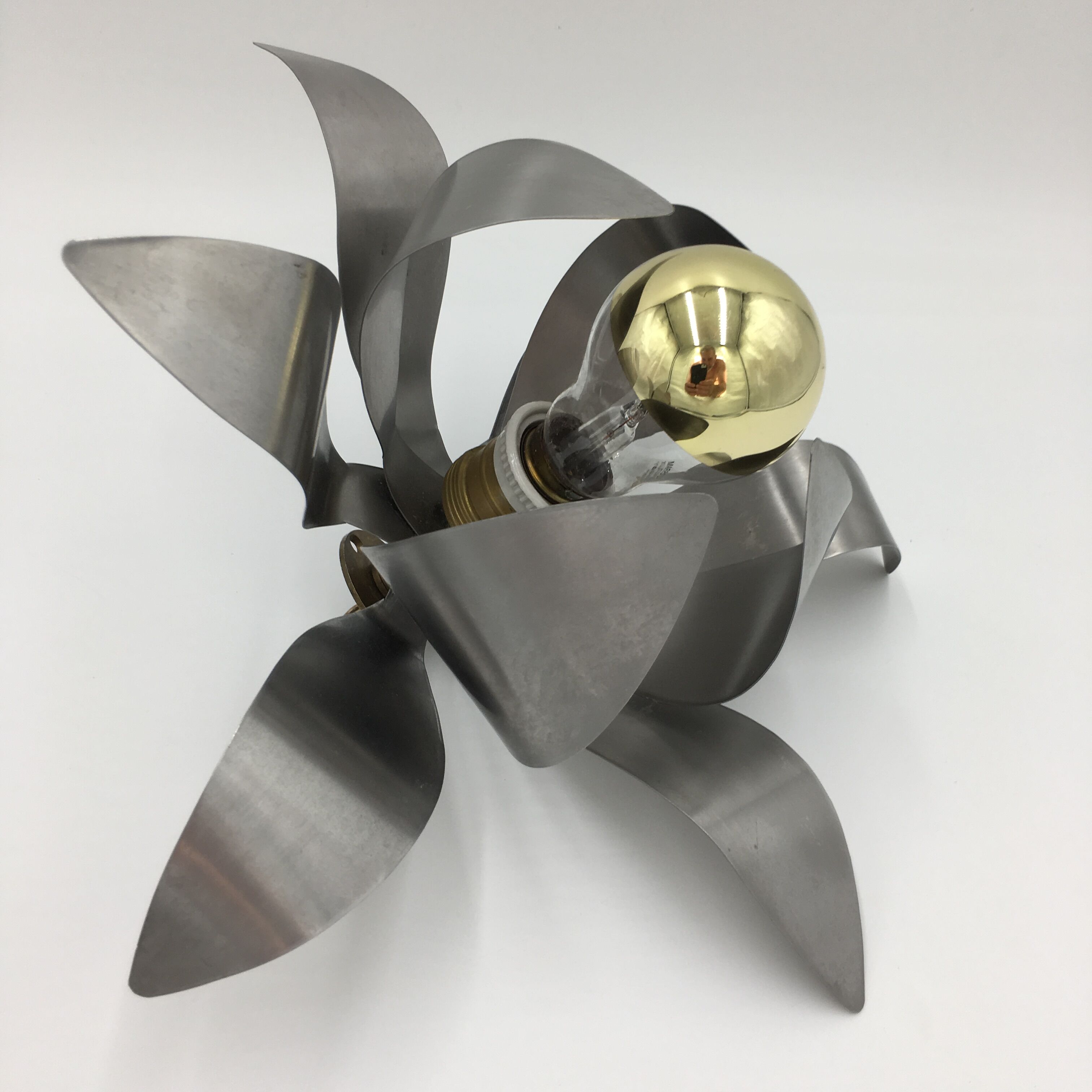 Flower-shaped applique duo