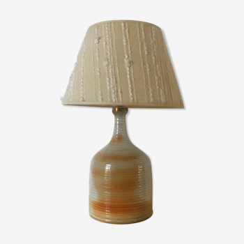 Lampe vintage en grès estampillée Grès du Marais années 70