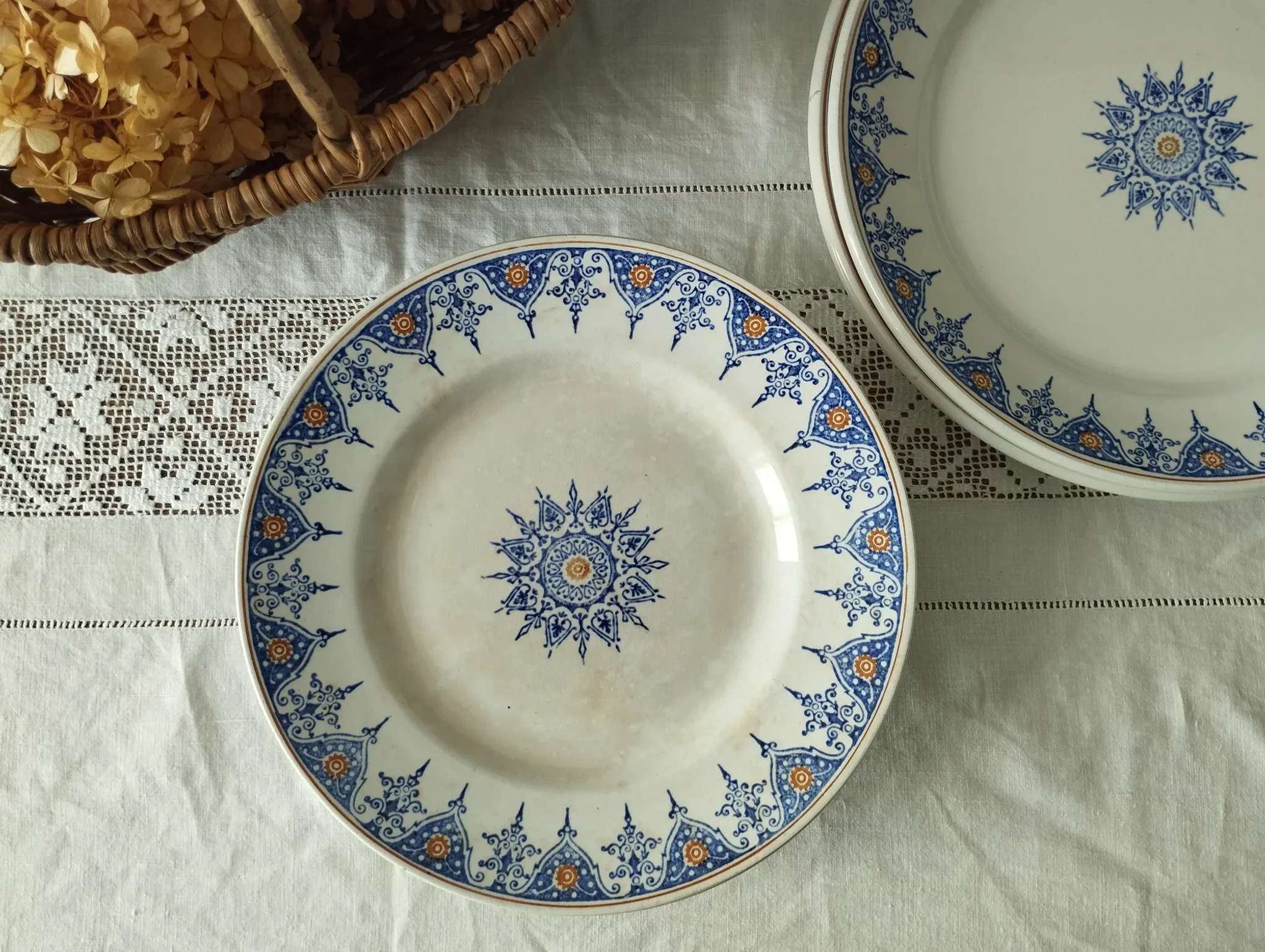 Lot de 3 plats Saint-Amand « 6014 »