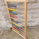 Large vintage wooden school abacus