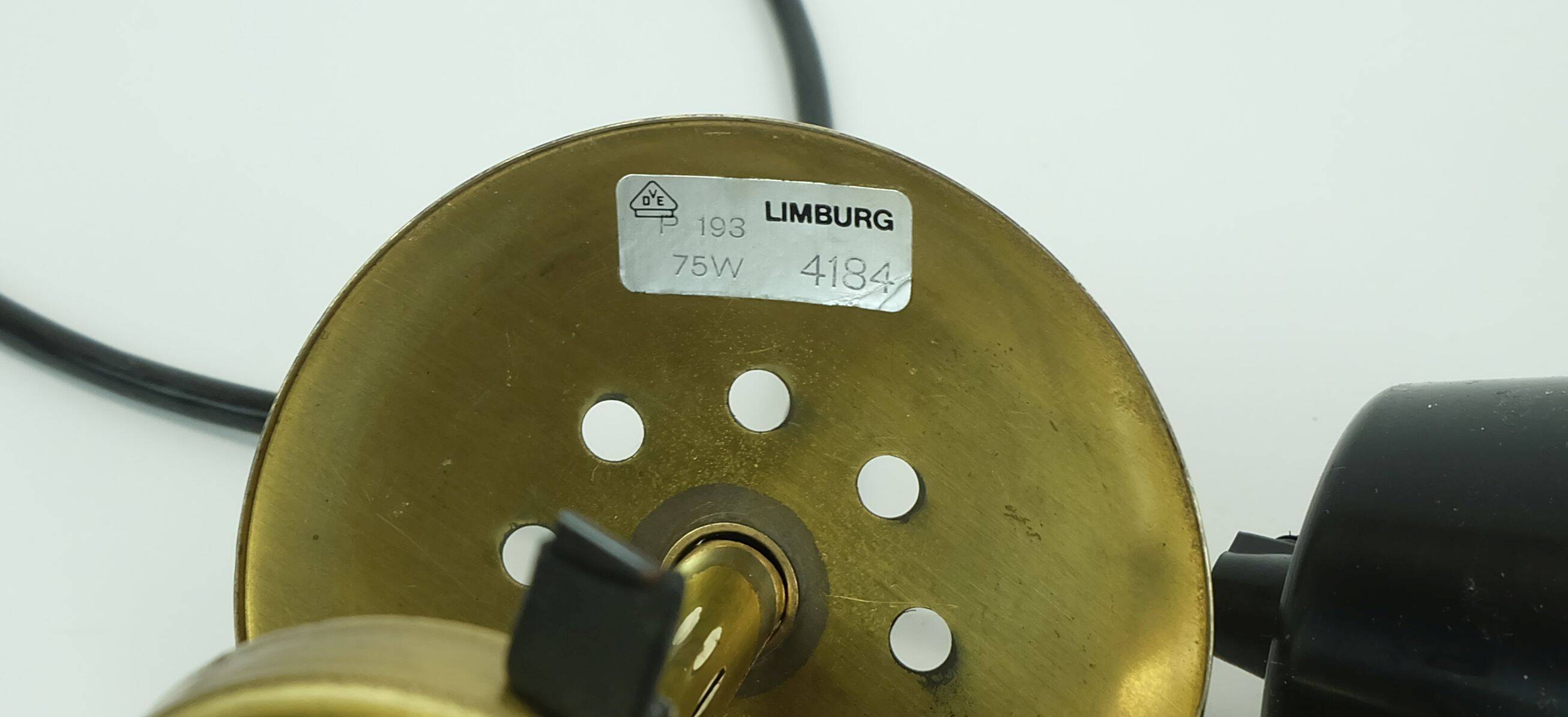 glashuette limburg hanging LAMP 1960's 70's glass pendant light model 4184