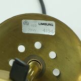 glashuette limburg hanging LAMP 1960's 70's glass pendant light model 4184