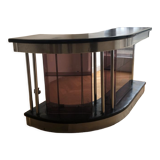 Low vintage design bar with interior storage
