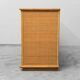 Bamboo and rattan sideboard 1970s vintage modernism