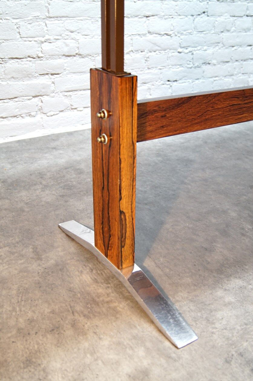 Vintage adjustable rosewood dining or coffee table from K&G, 1960s