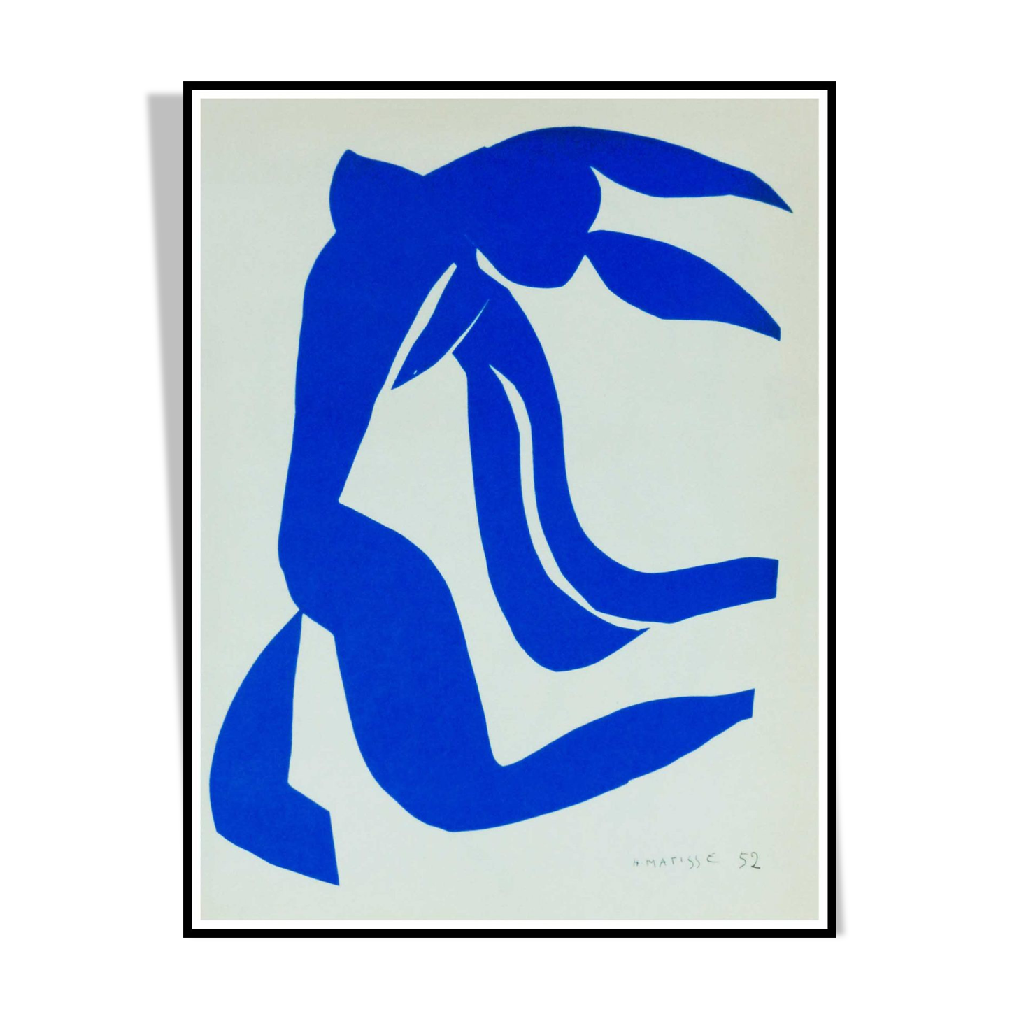 Lithographie Originale Henri Matisse 'Acanthes' 1958 - Style Abstrait Floral