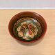 Vintage Khokhloma set – bowl + 7 painted ladles USSR