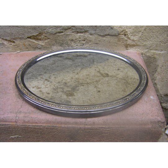 Old mirror tray "Art Deco"