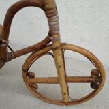 Porte-plante rotin