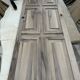 2 sliding doors in solid walnut – Scrigno system – 204 x 72 cm