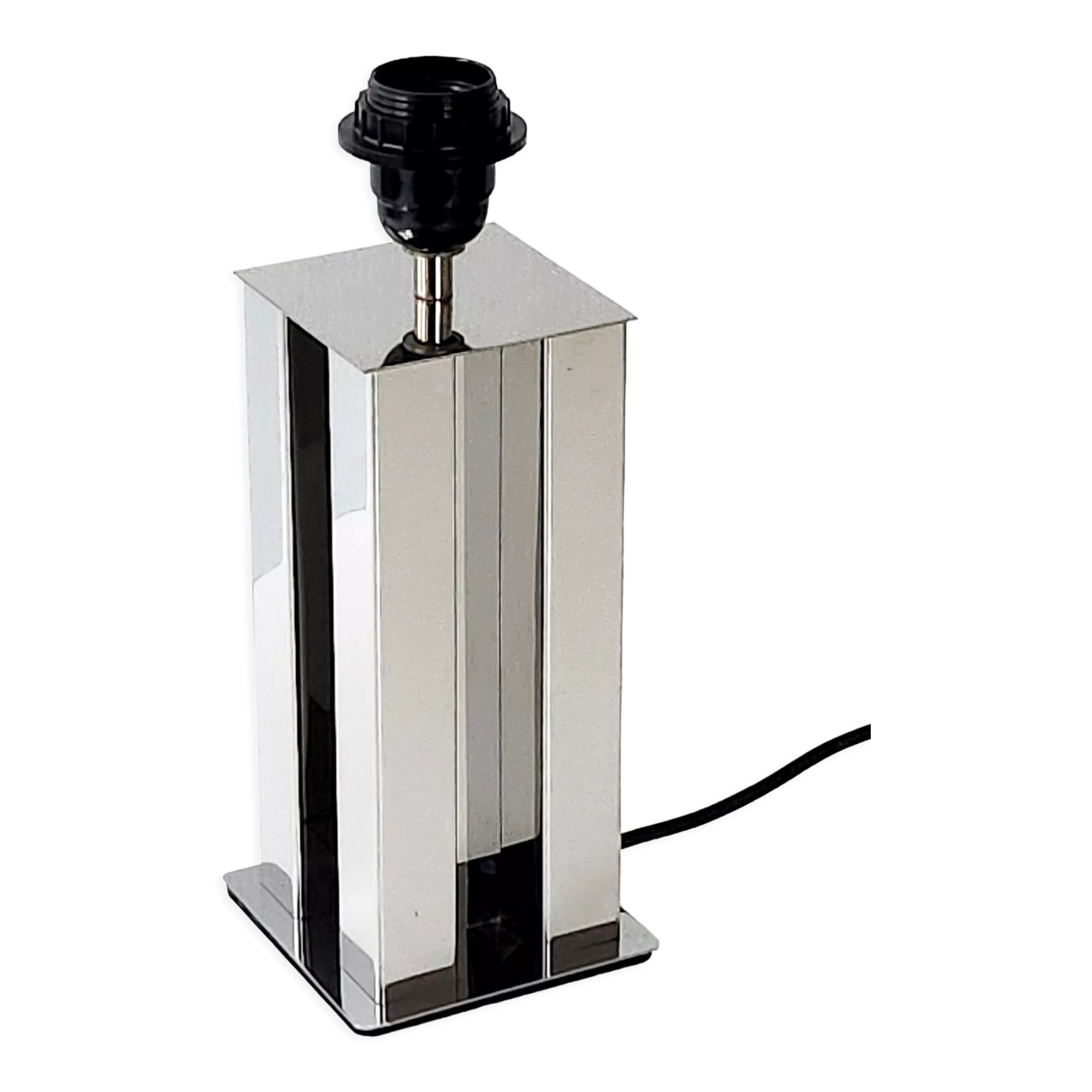 Vintage lamp foot 1970 chrome