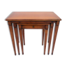 Three louis XVI-style gigognes tables