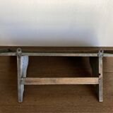 Hudson Farmhouse Folk Art Country Shelf Original Gray Patina