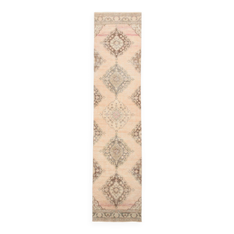 Tapis persan en laine classique et oriental 3x13, 90x395Cm