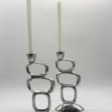 Pair of candlesticks "Circle" – Matthew Hilton, 1980s