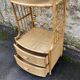 Rattan furniture for veranda.